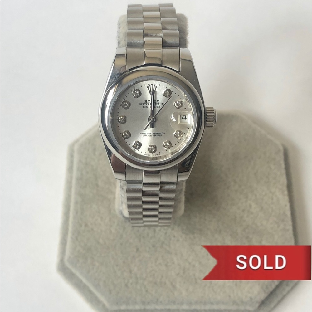 ROLEX LADY PRESIDENT DATEJUST 179166 PLATINUM